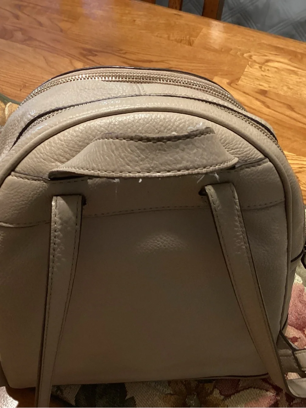 Michael Kors backpack in pebbled leather